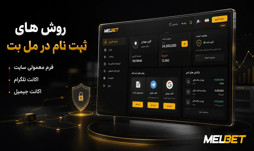 روش های ثبت نام در مل بت